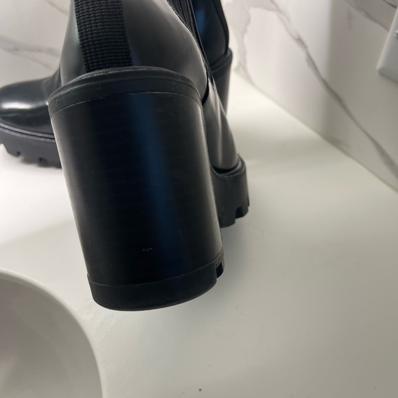 Zara black ankle heel boots - Picture 3 of 7